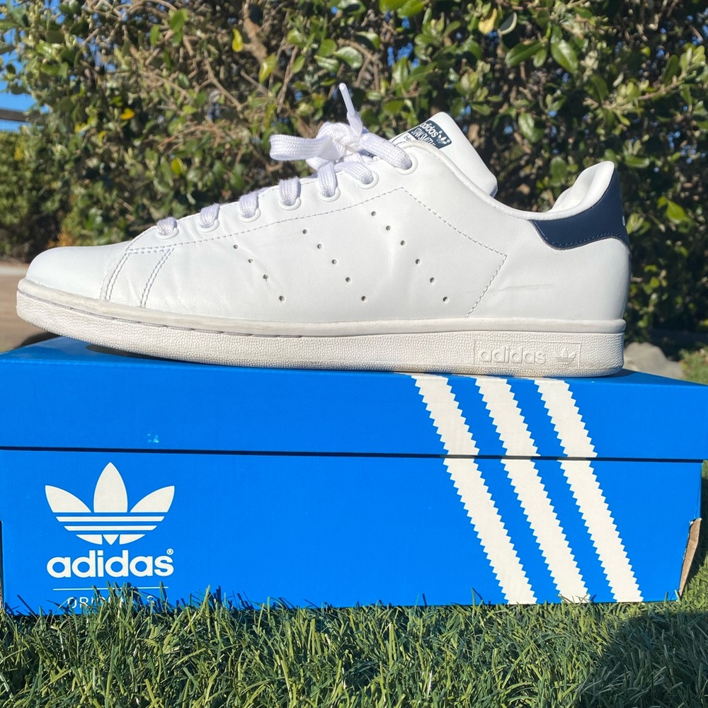 Adidas Stan Smith White and Navy